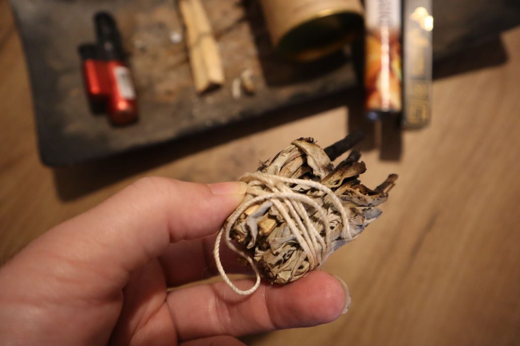 white sage smudge stick